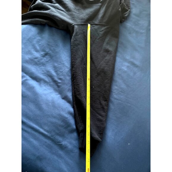 Champion XL Black Hoodie With "Nico Trenches" Print Drawstring Hood & Front Pock - Picture 5 of 7